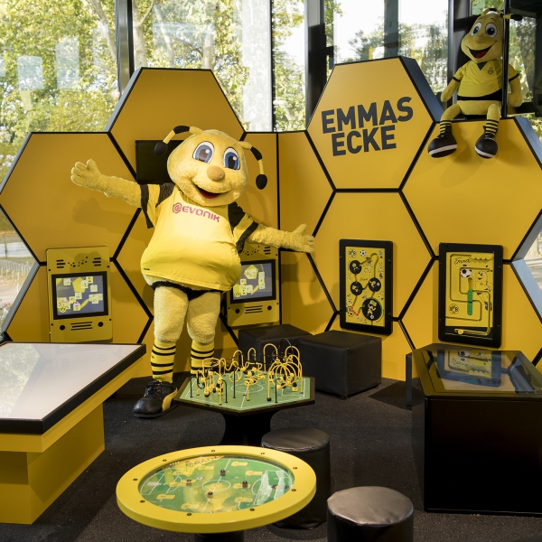 Area giochi per bambini in stile Borussia Dortmund