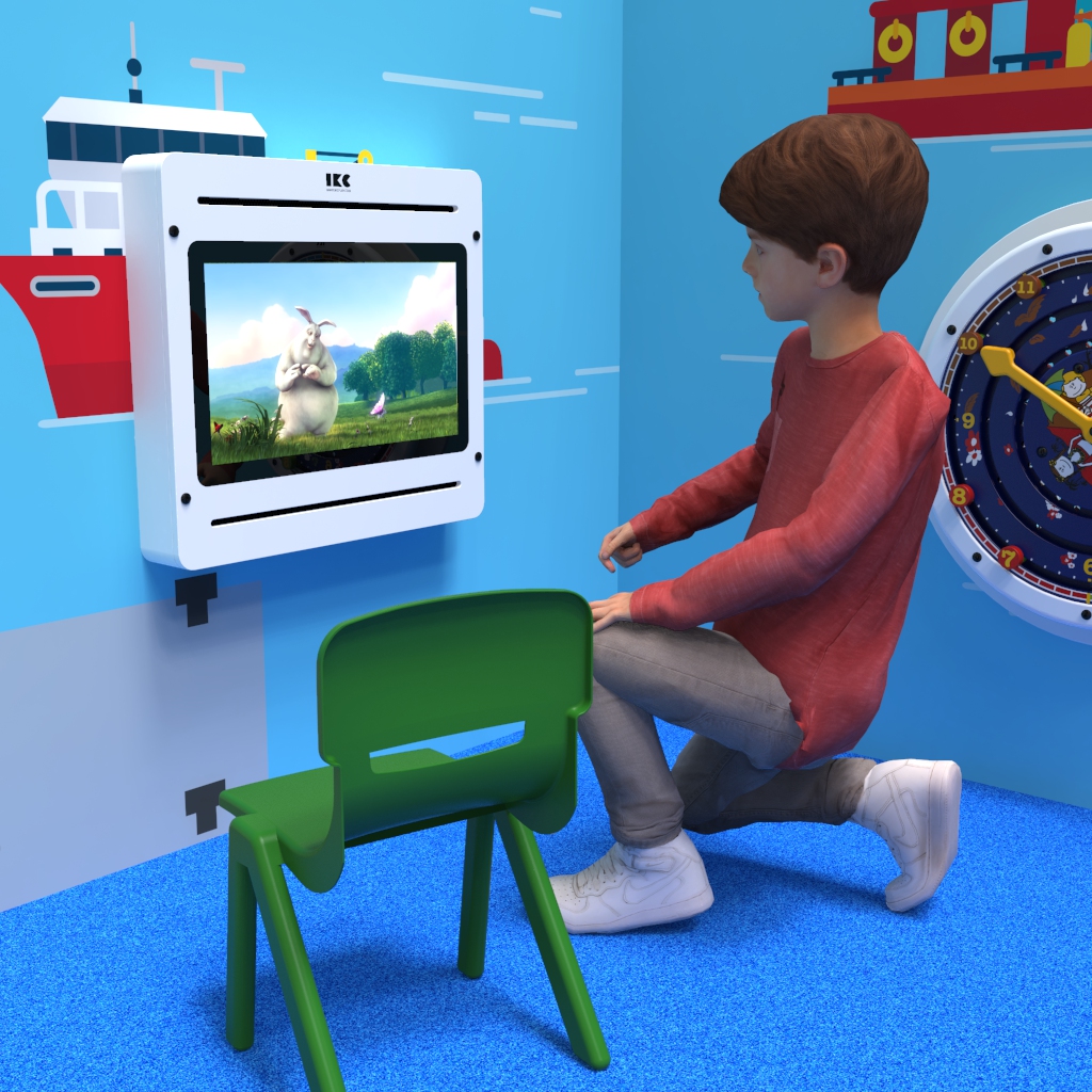 Quest'imagine mostra sistema di gioco interattivi Delta 21 inch TV