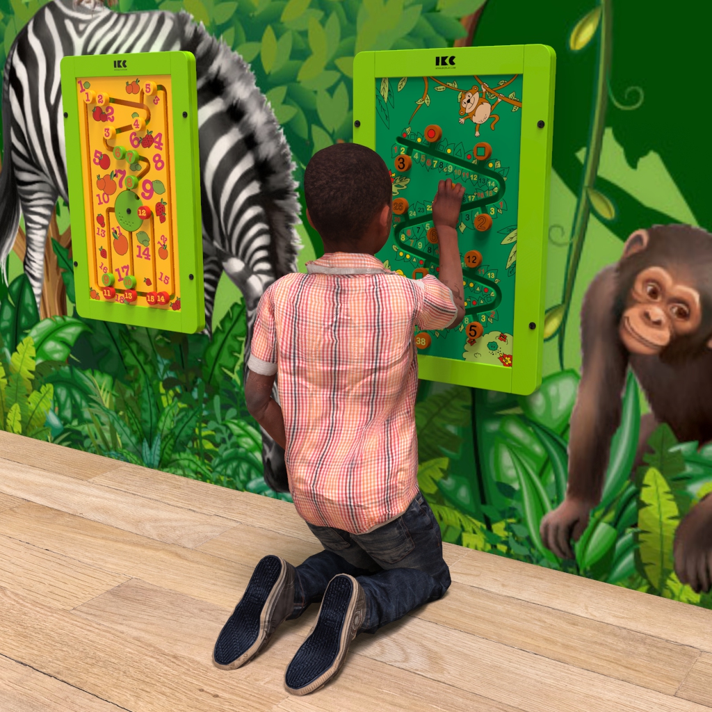 Quest'imagine mostra giochi da parete Jungle fever