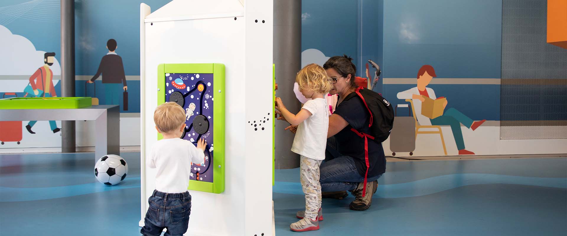 Maggiore soddisfazione grazie agli angoli per bambini negli spazi pubblici Maggiore soddisfazione grazie agli angoli per bambini negli spazi pubblici
